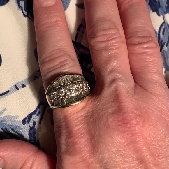 3 Ct Yellow Gold Diamond Cocktail CHRISTMAS GIFT - Picture 10 of 16